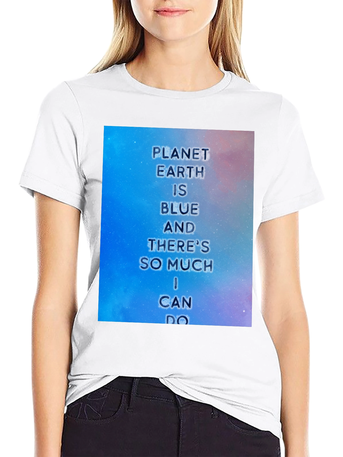 Planet Earth Blue T-Shirt - Eco-Conscious Design