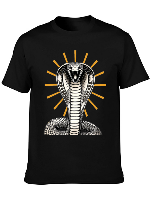 Cobra Snake Graphic Tee - Striking Design Comfortable Fit