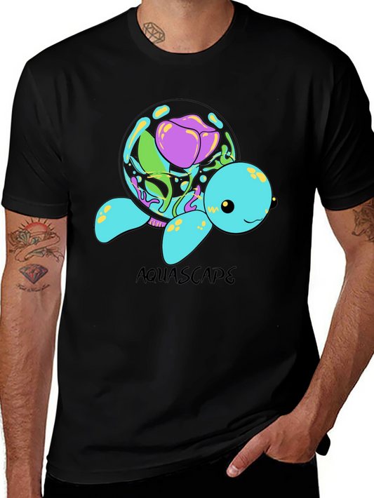Aquascape Turtle Graphic T-Shirt