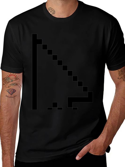 Pixel Arrow Graphic Tee - Retro Gaming Style