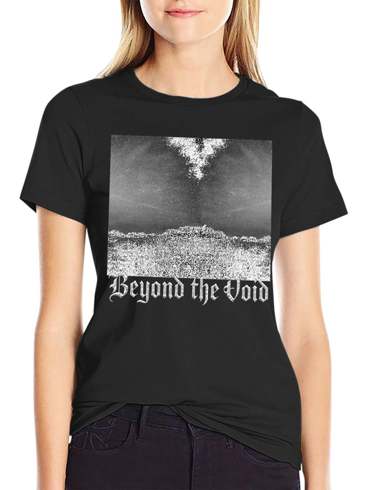 Beyond the Void Graphic Tee - Black Metal Style