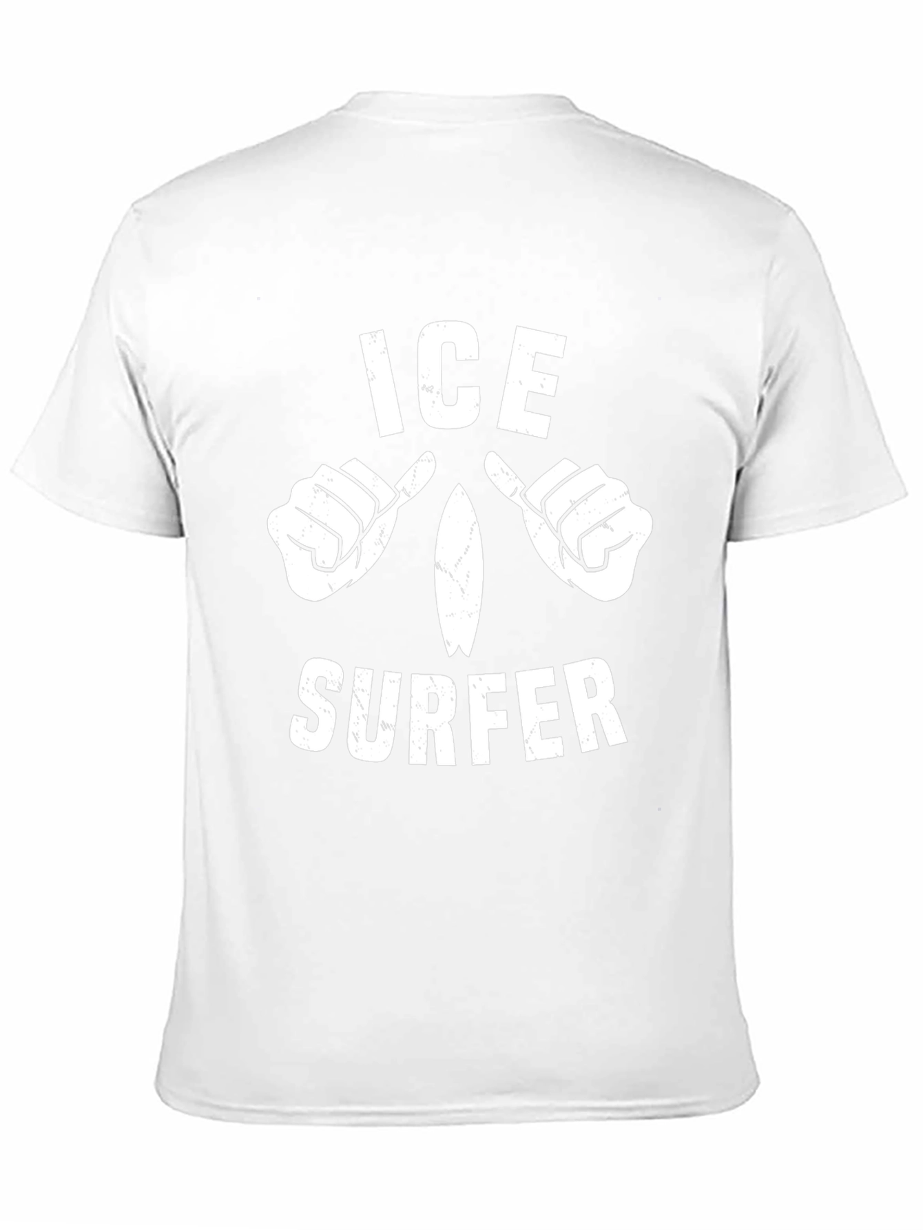 Ice Surfer Graphic Tee - Cool Novelty T-Shirt