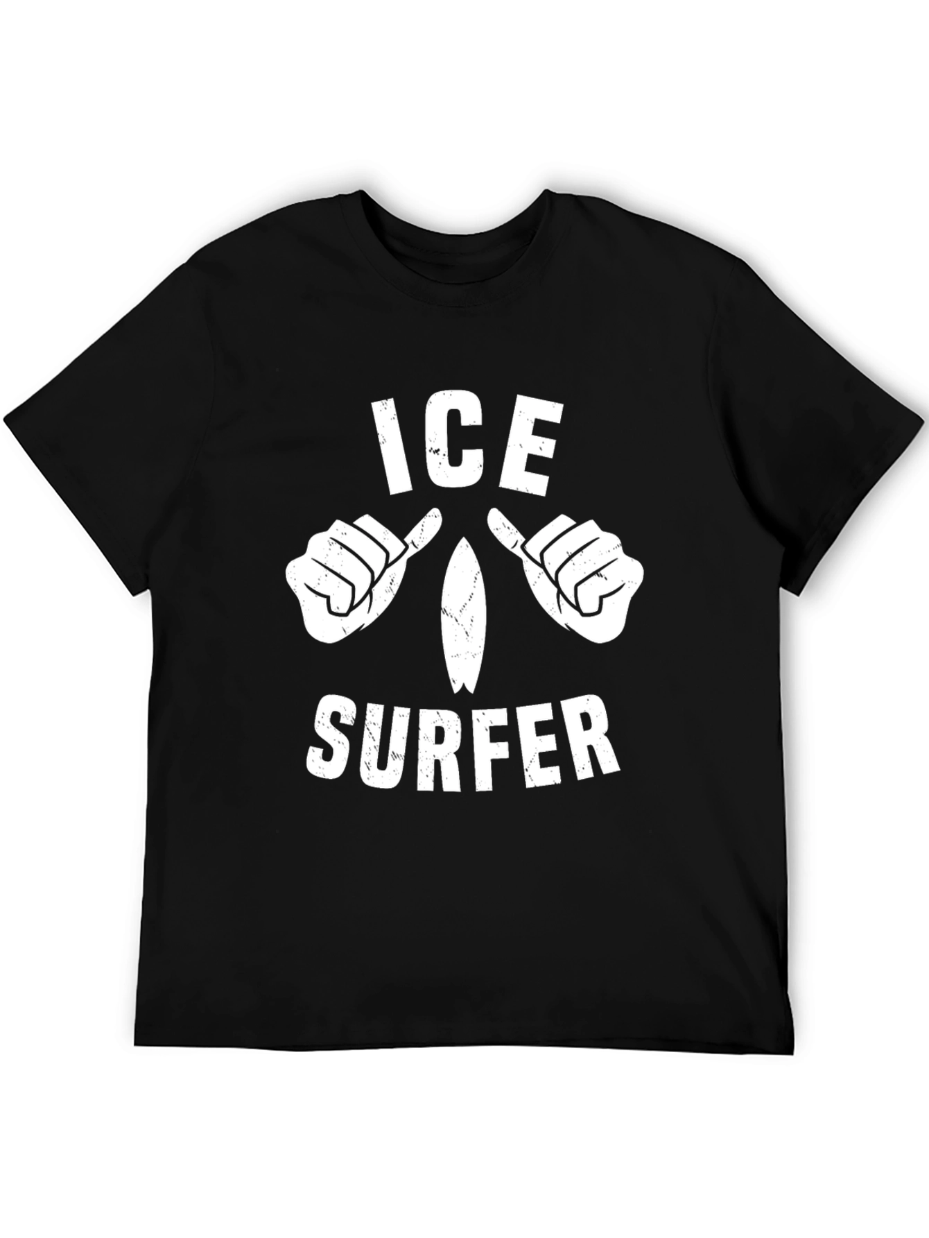Ice Surfer Graphic Tee - Cool Novelty T-Shirt