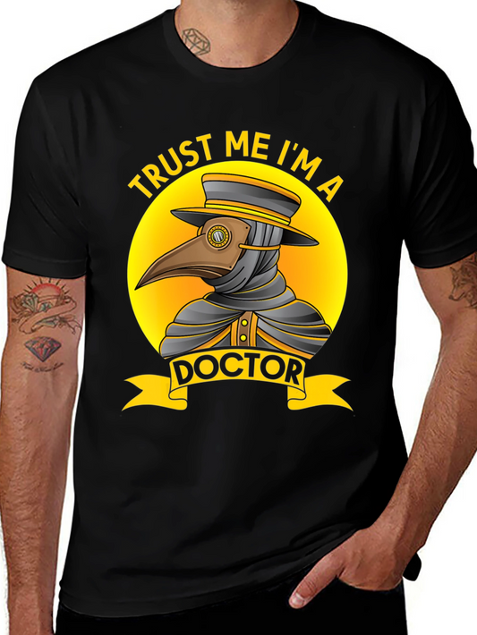 Plague Doctor T-Shirt - Trust Me Im A Doctor