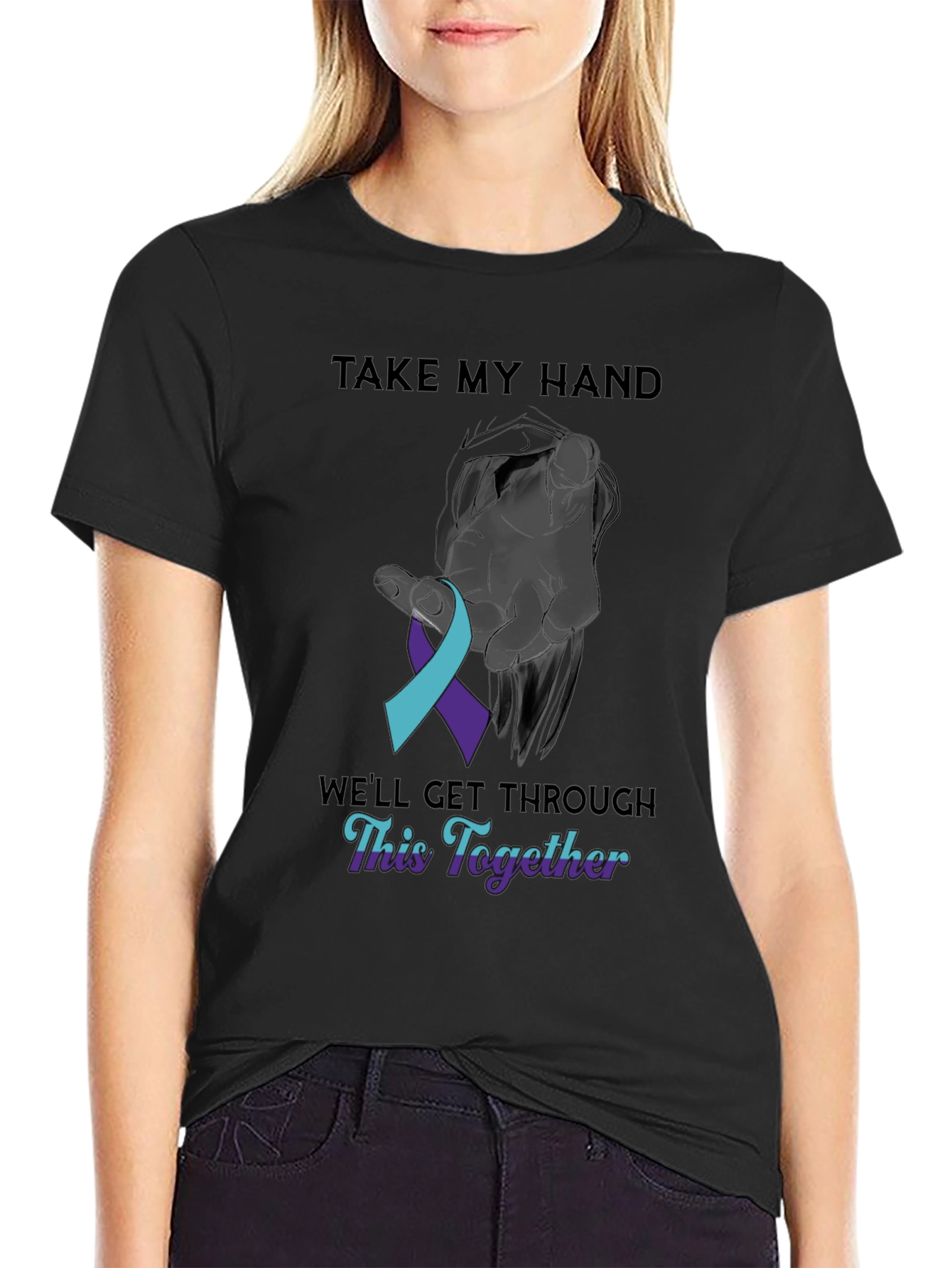 Take My Hand T-Shirt Suicide Prevention