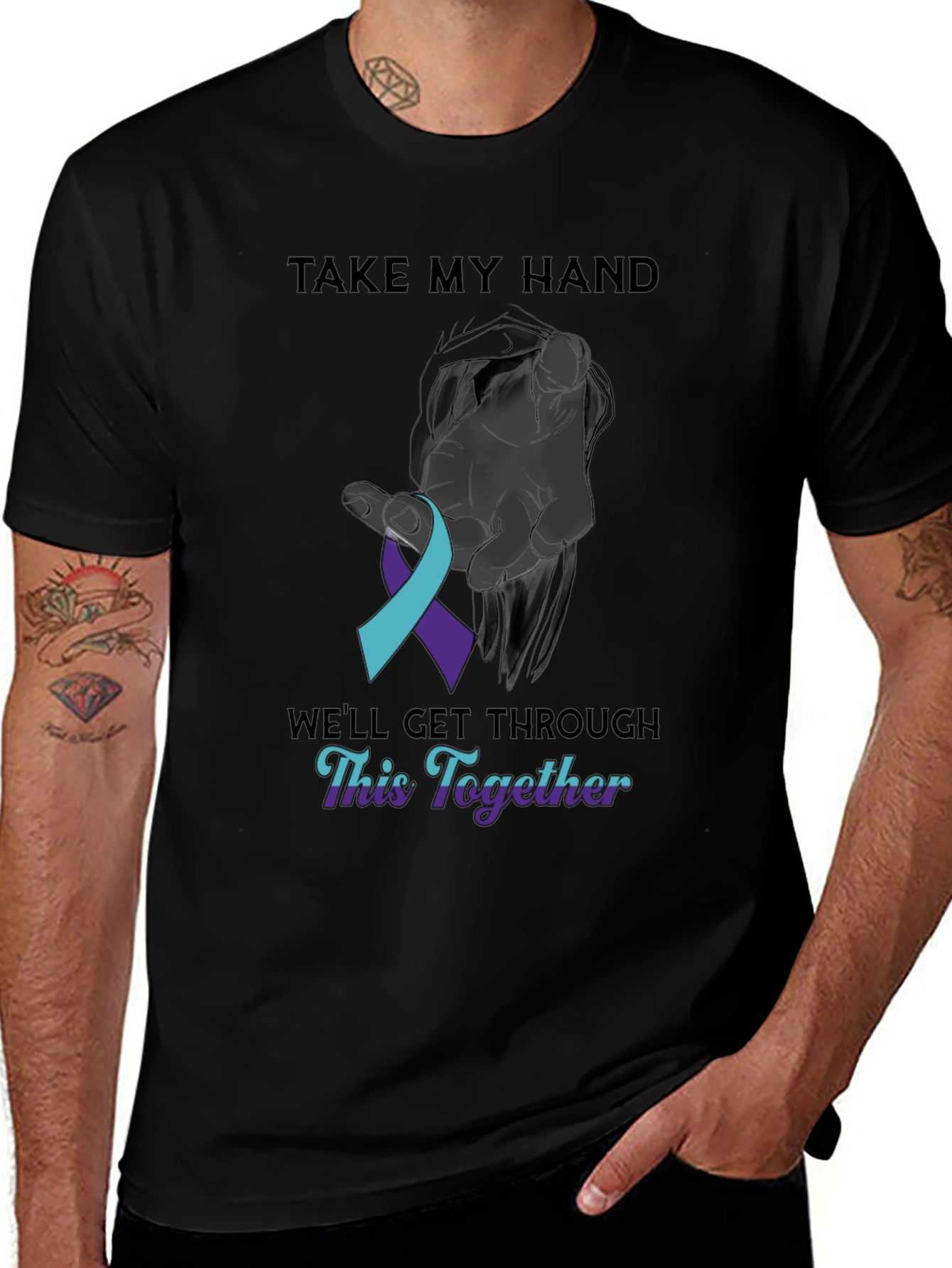 Take My Hand T-Shirt Suicide Prevention