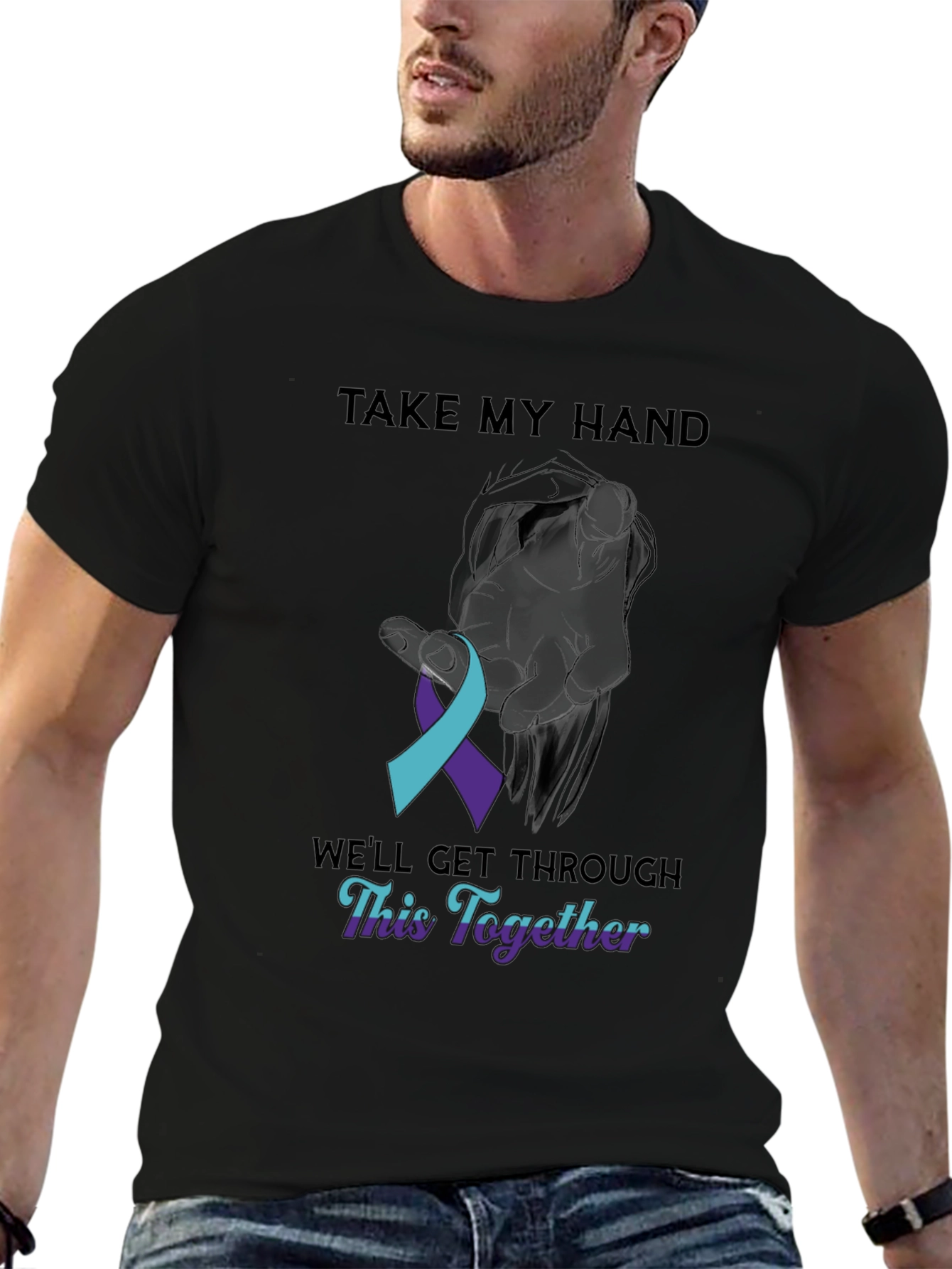 Take My Hand T-Shirt Suicide Prevention
