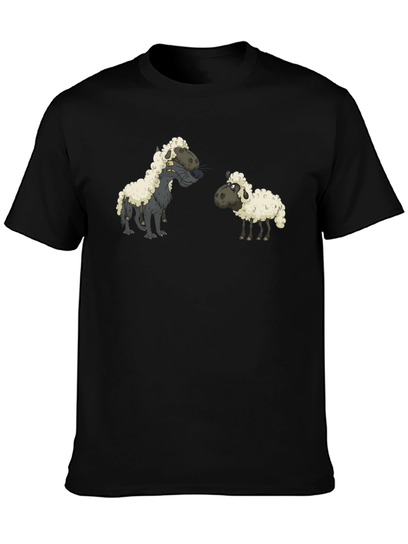 Wolf in Sheeps Clothing Black T-Shirt