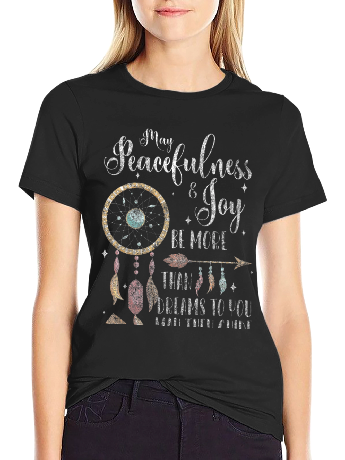 Peacefulness & Joy Graphic T-Shirt Dreamcatcher