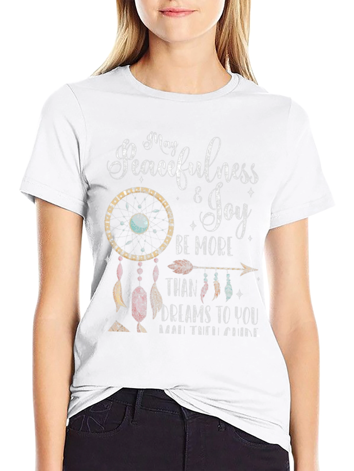 Peacefulness & Joy Graphic T-Shirt Dreamcatcher