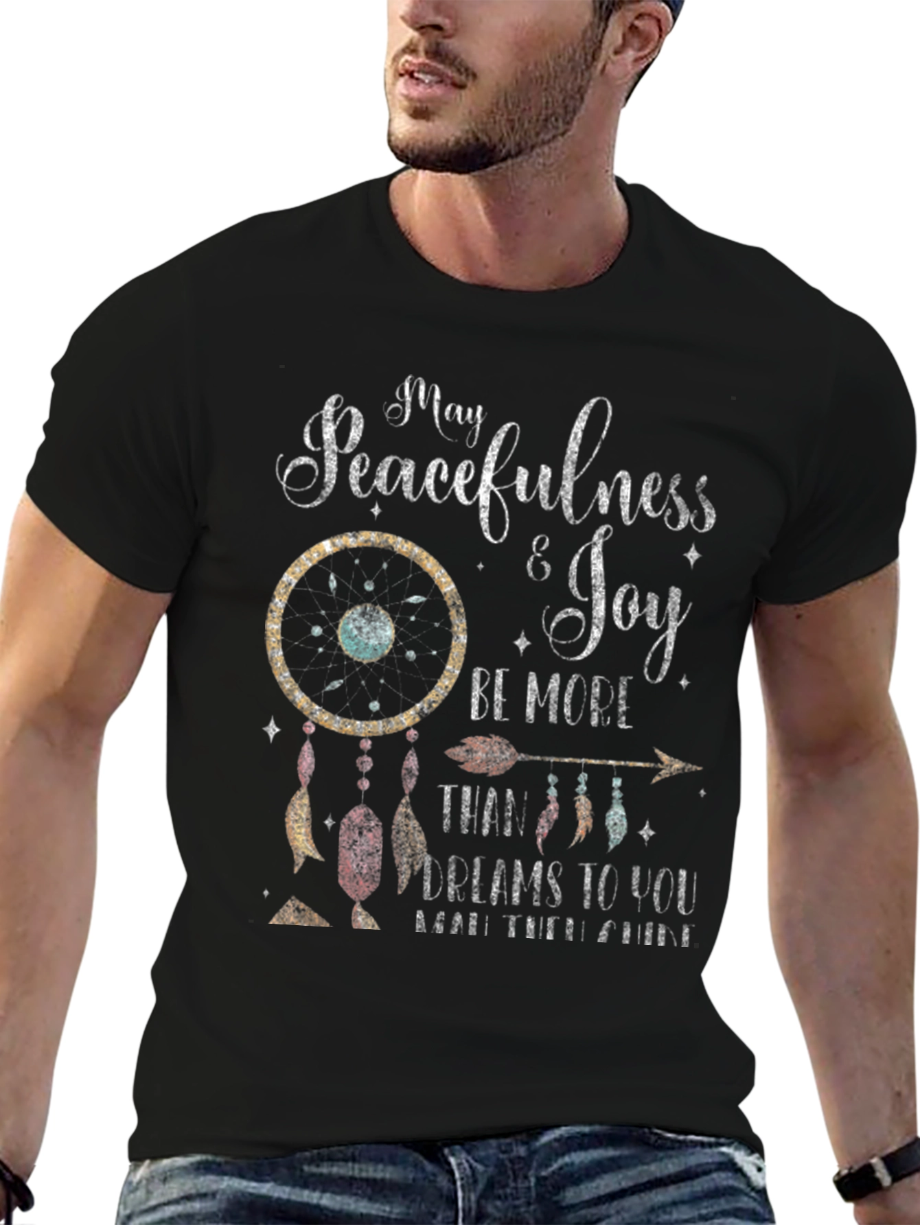 Peacefulness & Joy Graphic T-Shirt Dreamcatcher