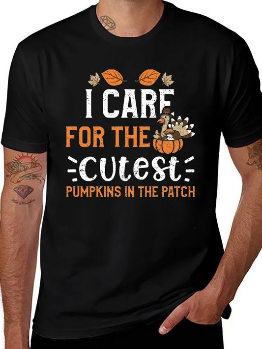 I Care for The Cutest Pumpkins in the Patch T-Shirt