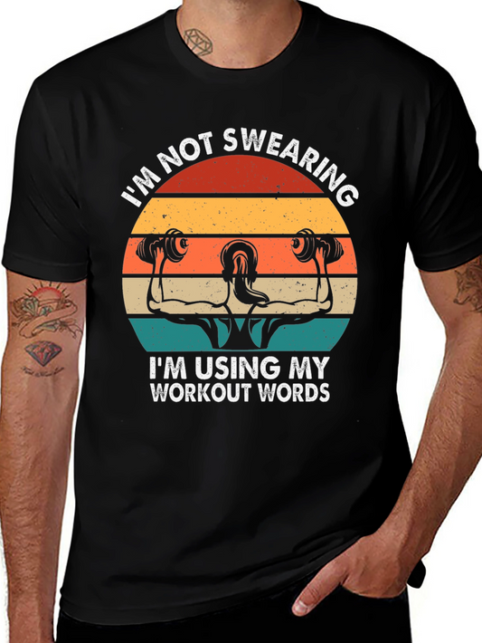 Workout Words T-Shirt - Gym Motivation Apparel