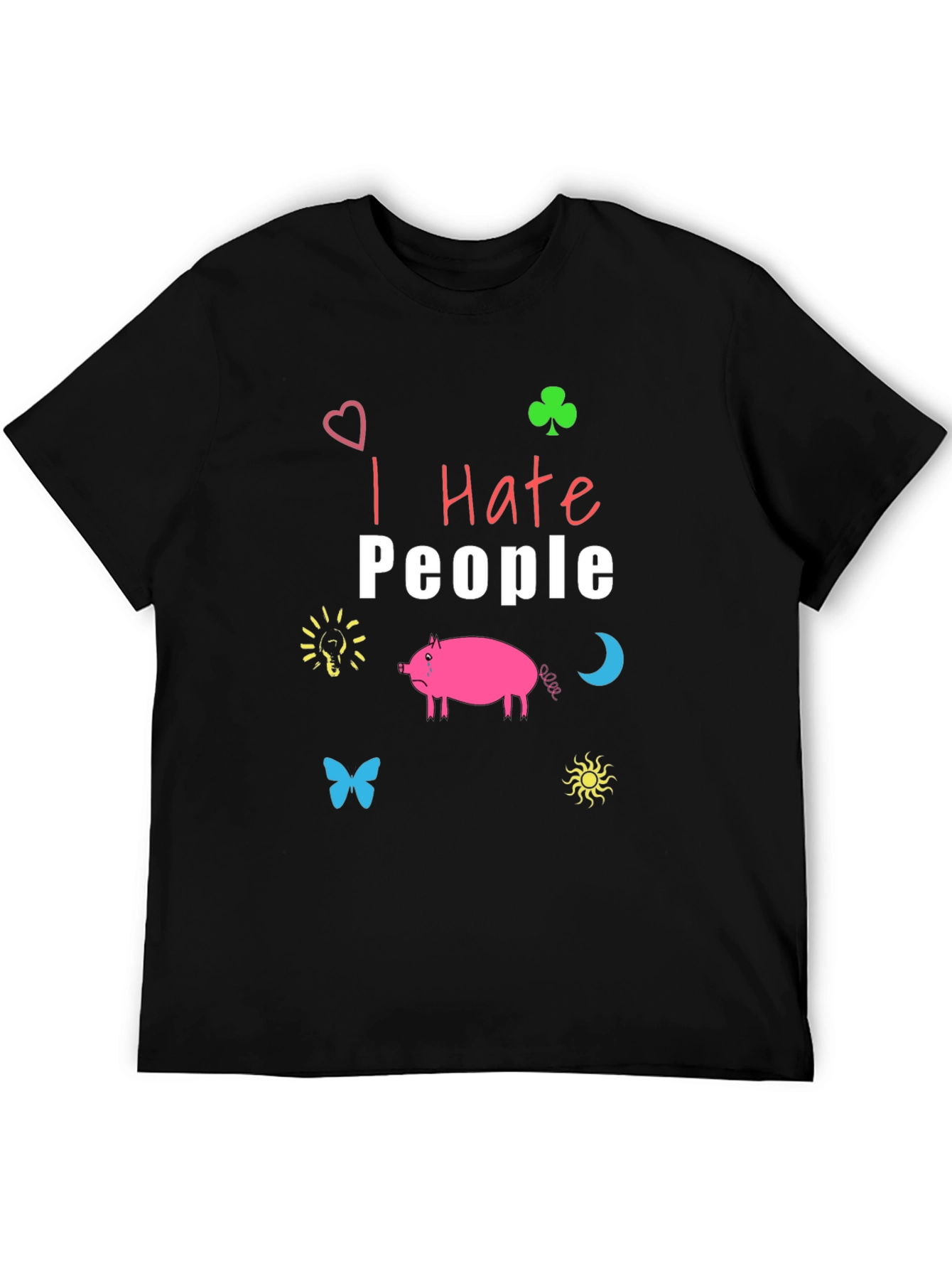 I Hate People T-Shirt - Funny Graphic Tee