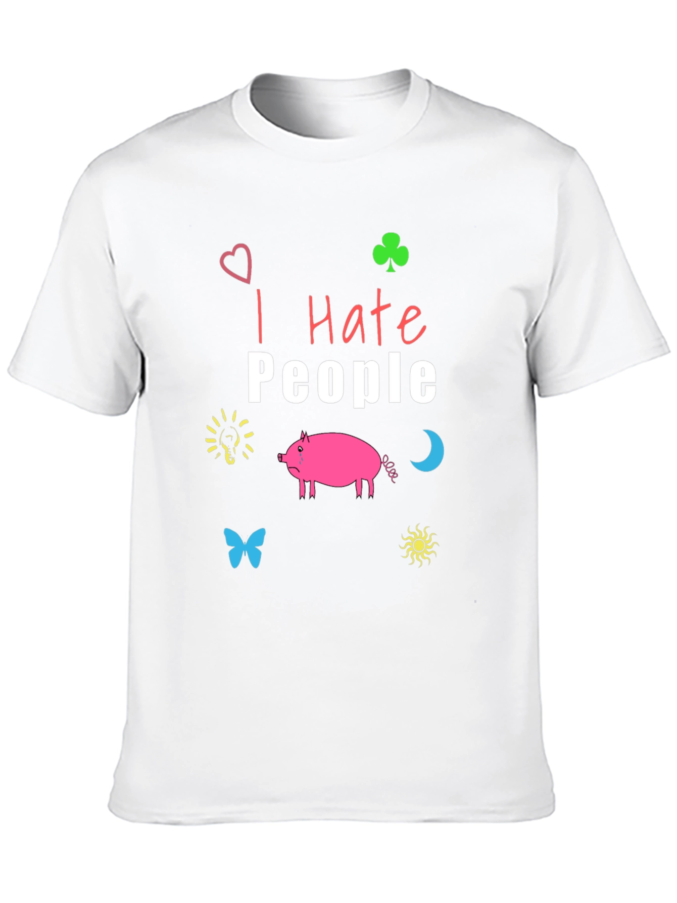 I Hate People T-Shirt - Funny Graphic Tee