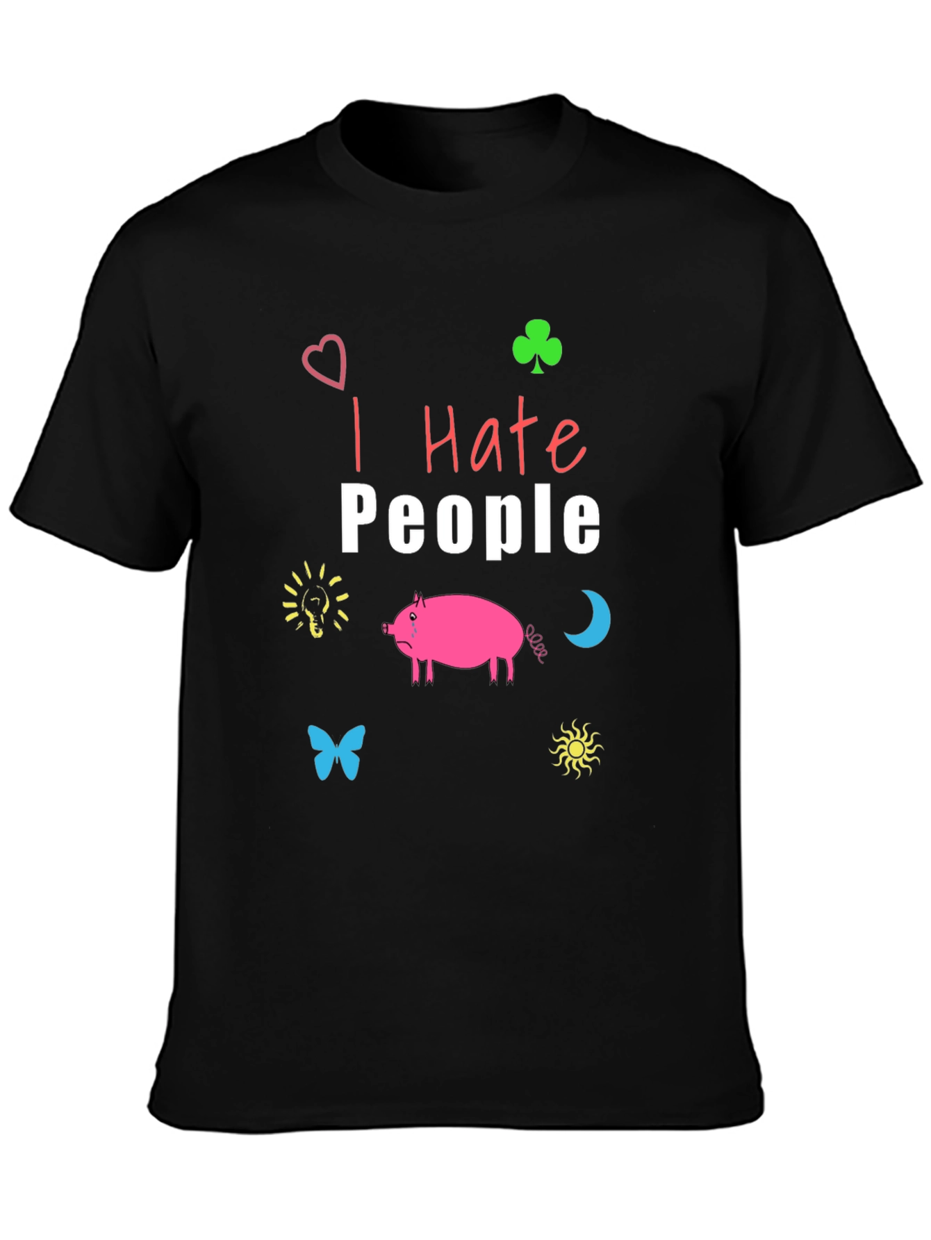 I Hate People T-Shirt - Funny Graphic Tee