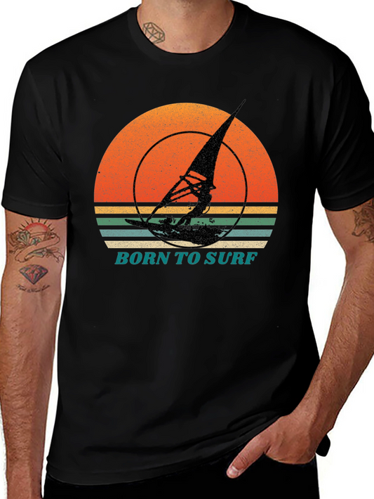 Born to Surf Retro Graphic Tee