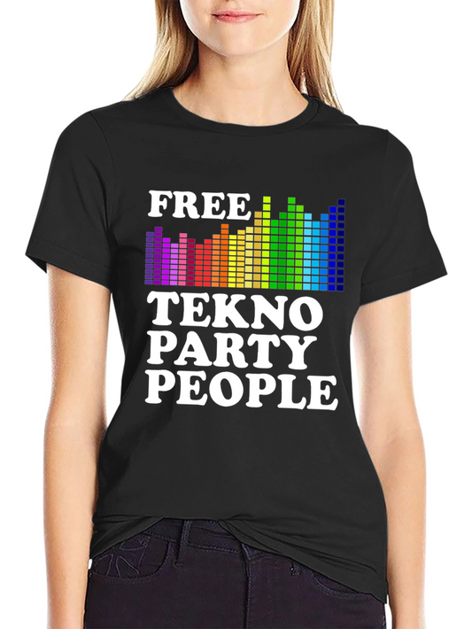 Free Tekno Party People Graphic Tee