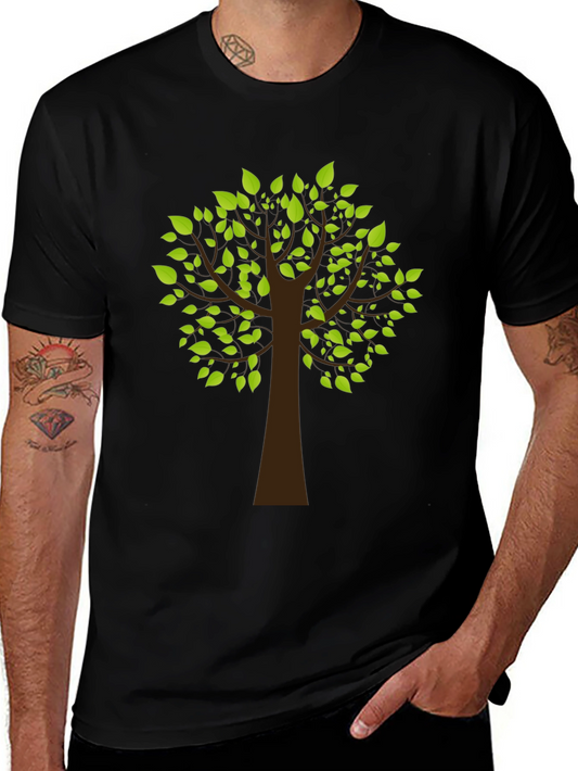 Natures Embrace Tee - Black Tree Graphic T-Shirt