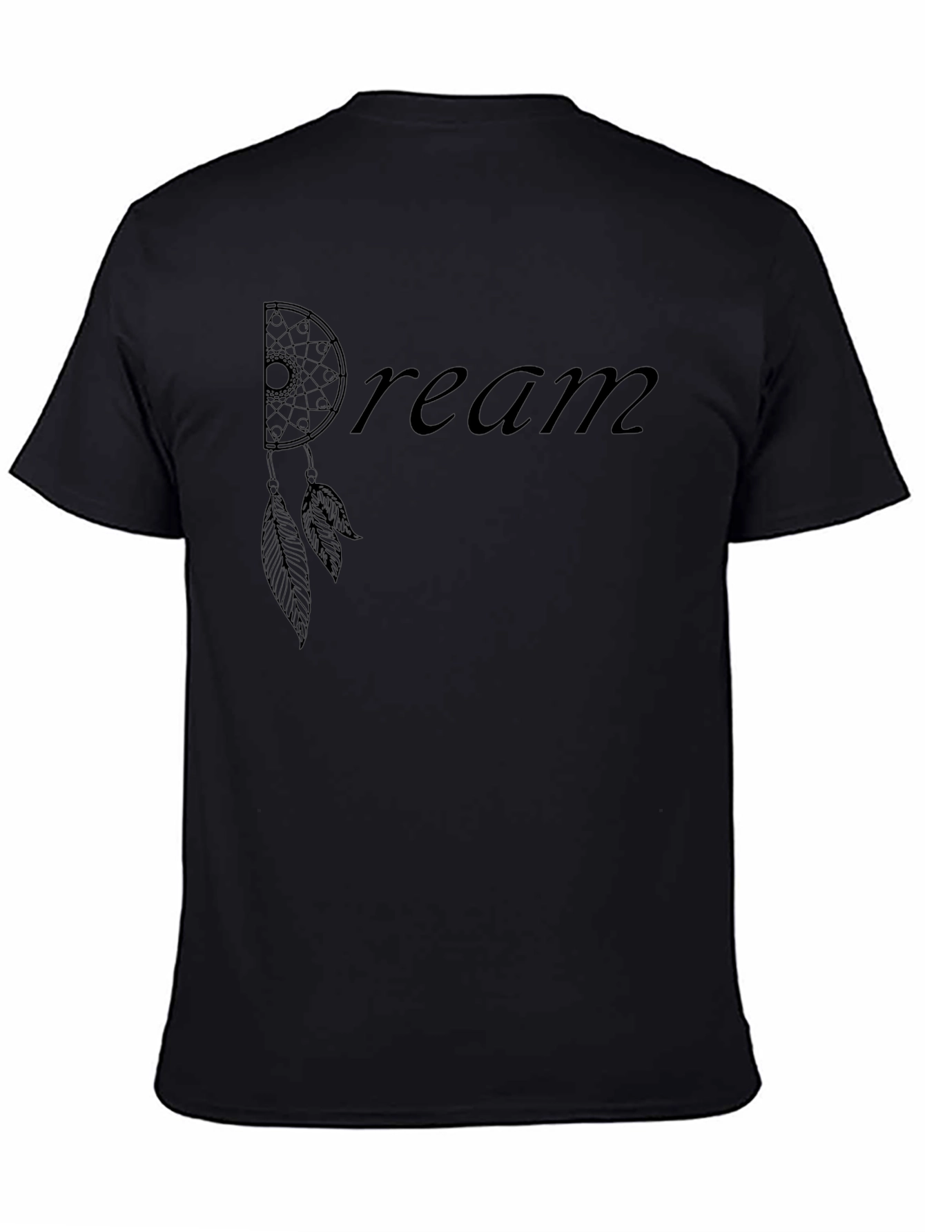 Dream Catcher Graphic Black T-Shirt
