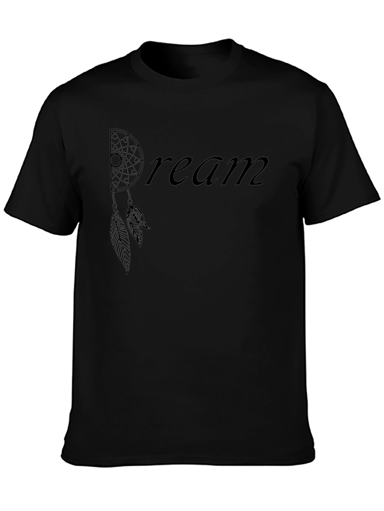 Dream Catcher Graphic Black T-Shirt
