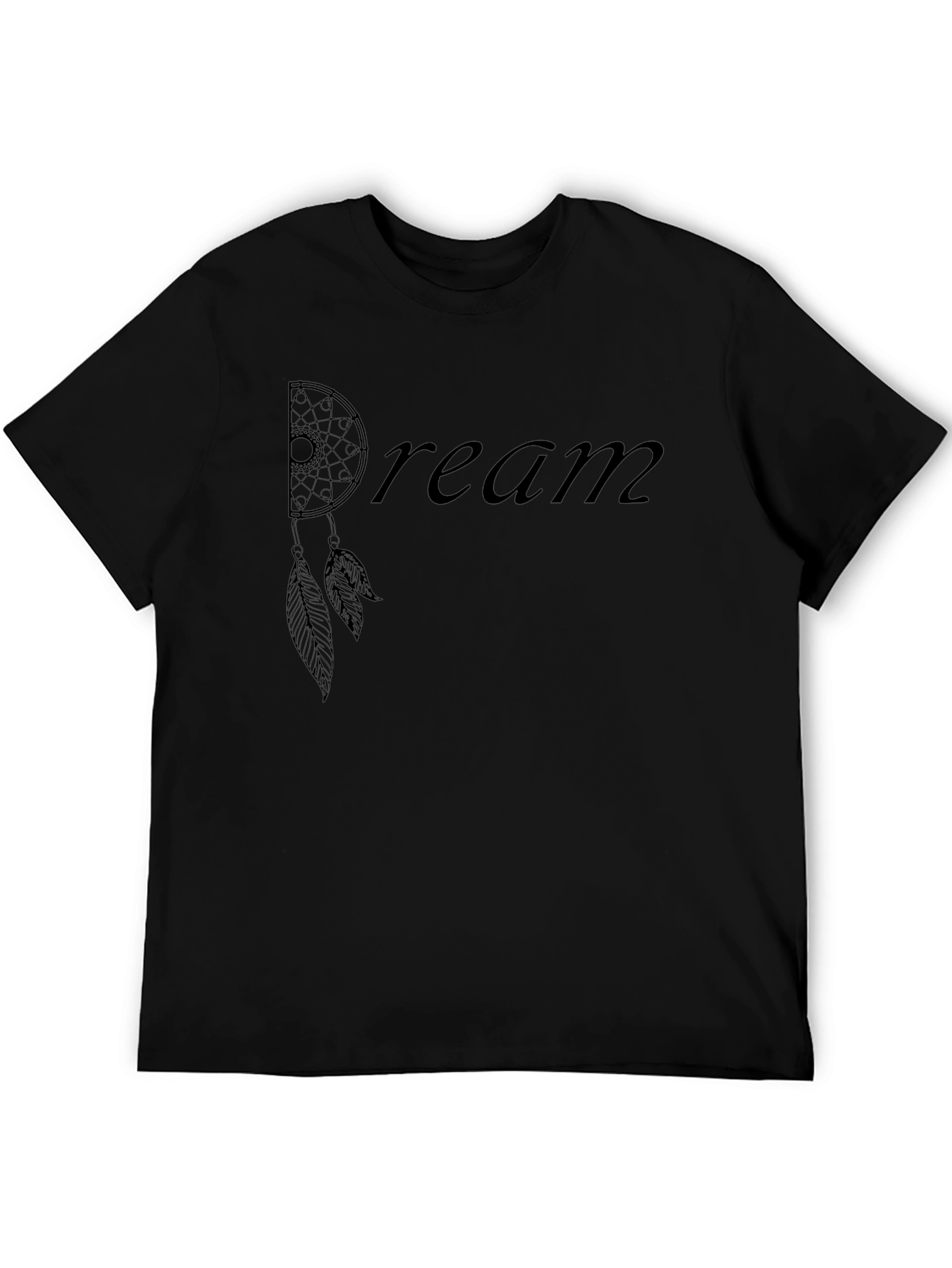 Dream Catcher Graphic Black T-Shirt
