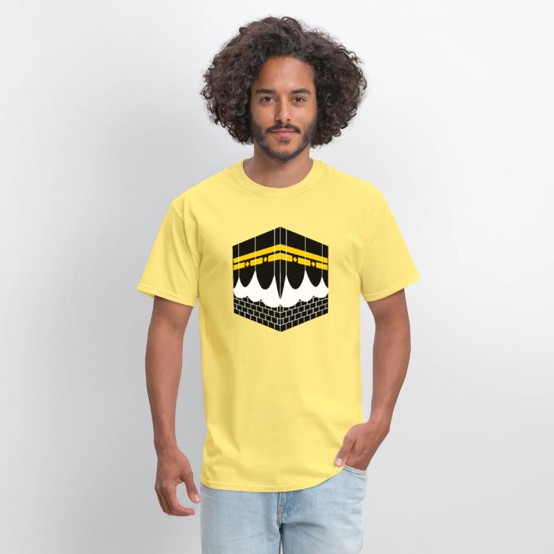 Kaaba as a logo for Muslim pilgrims