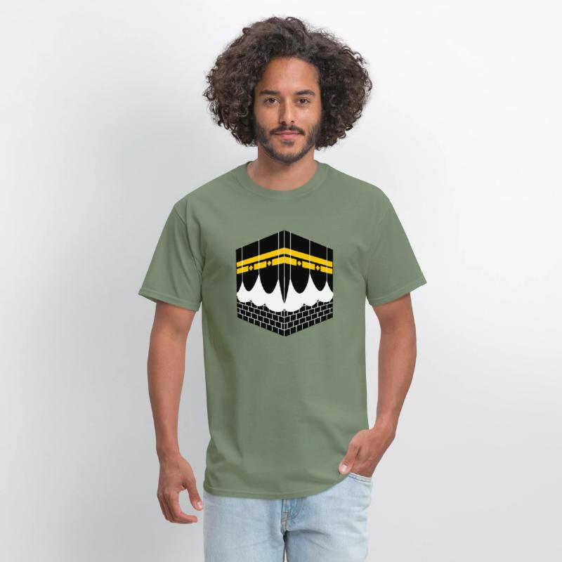 Kaaba as a logo for Muslim pilgrims