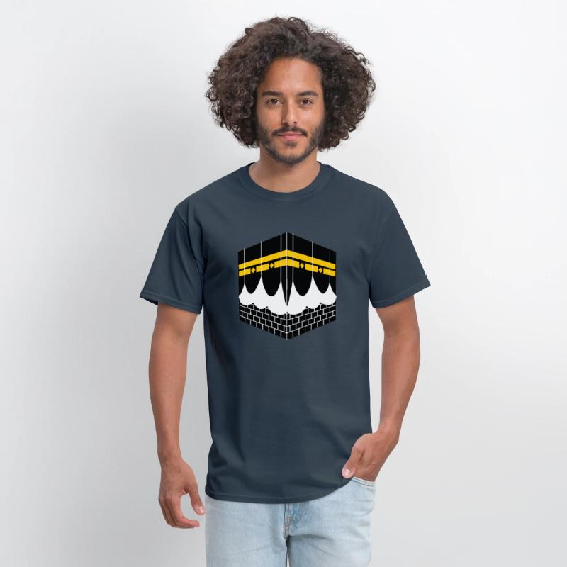 Kaaba as a logo for Muslim pilgrims