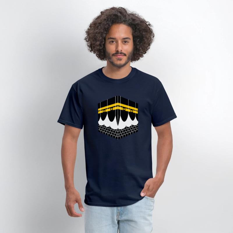 Kaaba as a logo for Muslim pilgrims