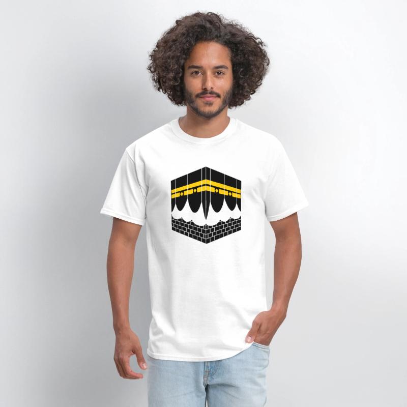 Kaaba as a logo for Muslim pilgrims