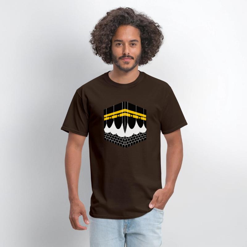 Kaaba as a logo for Muslim pilgrims