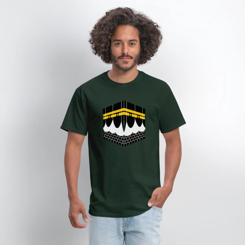 Kaaba as a logo for Muslim pilgrims