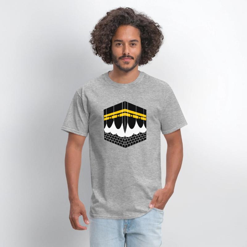 Kaaba as a logo for Muslim pilgrims