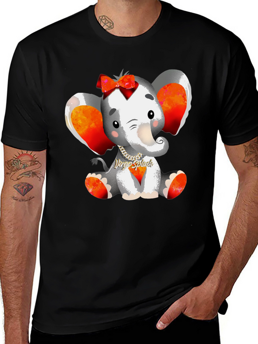 Cute Elephant T-Shirt - Stylish Graphic Tee