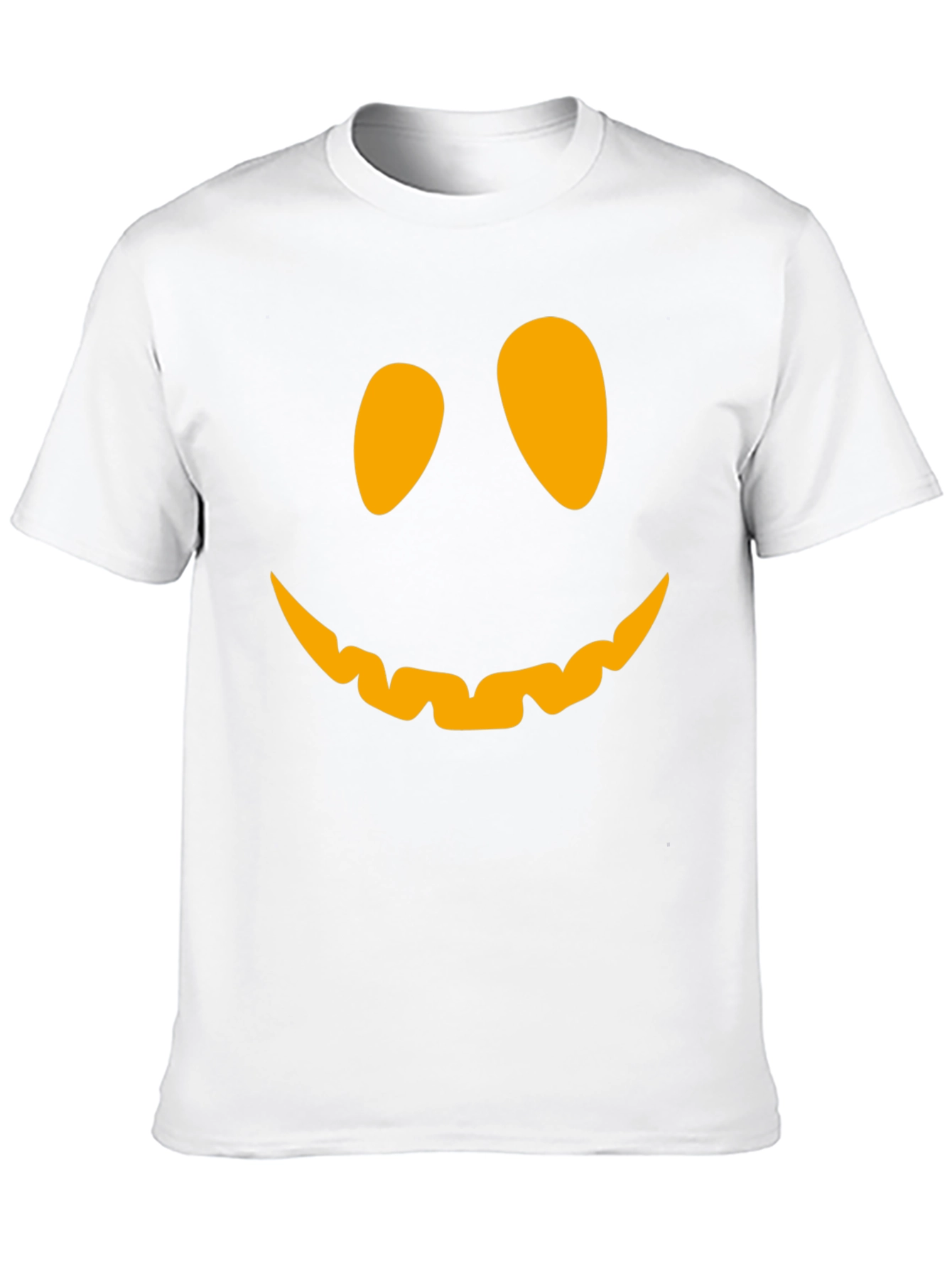 Pumpkin Face Graphic Tee - Halloween T-Shirt
