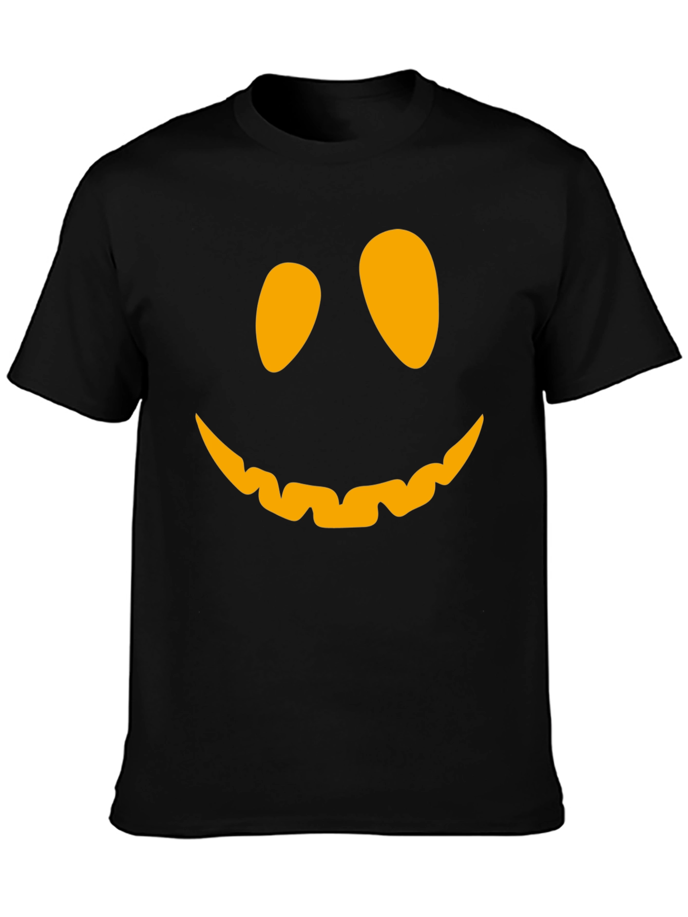 Pumpkin Face Graphic Tee - Halloween T-Shirt