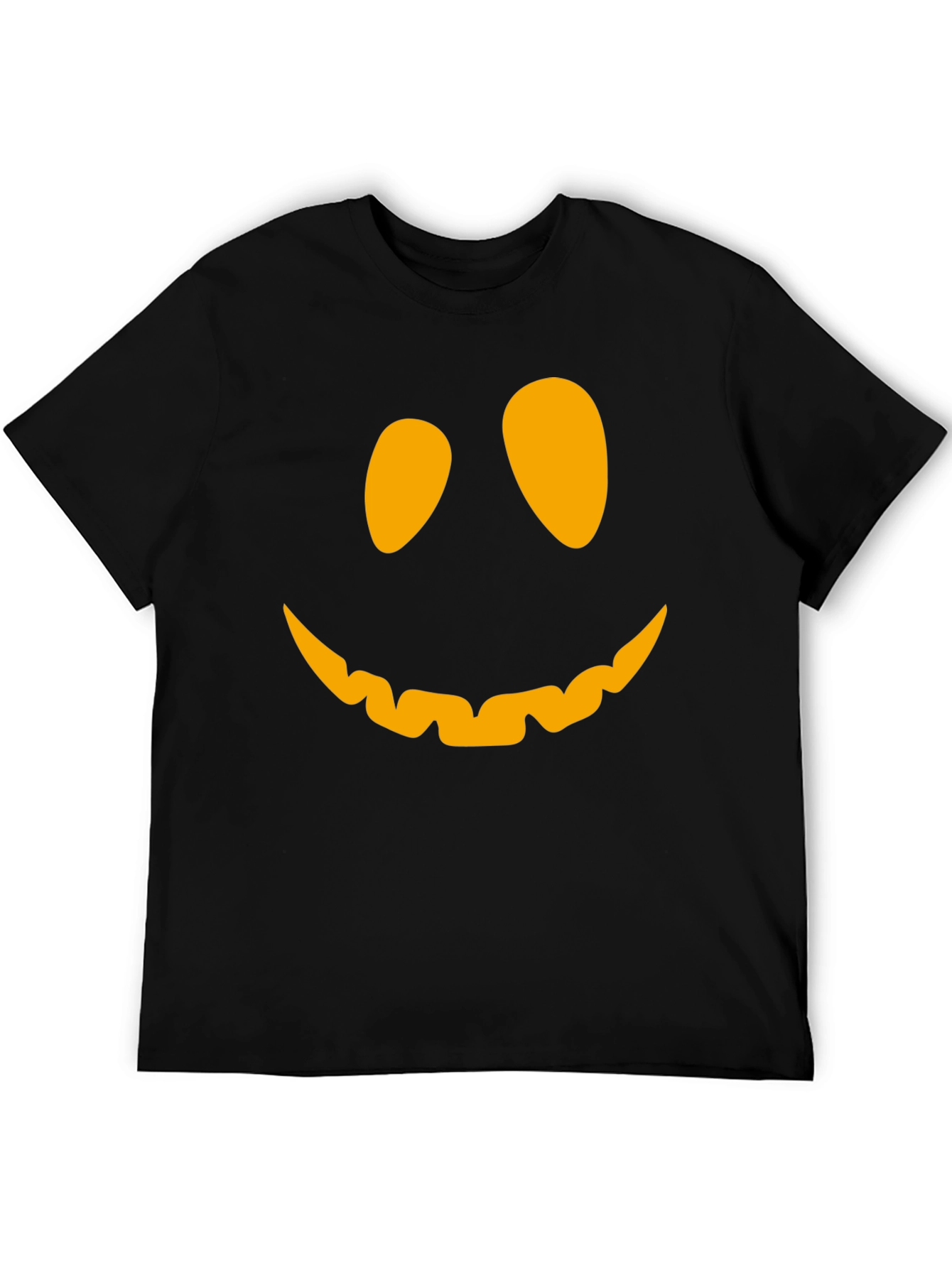 Pumpkin Face Graphic Tee - Halloween T-Shirt