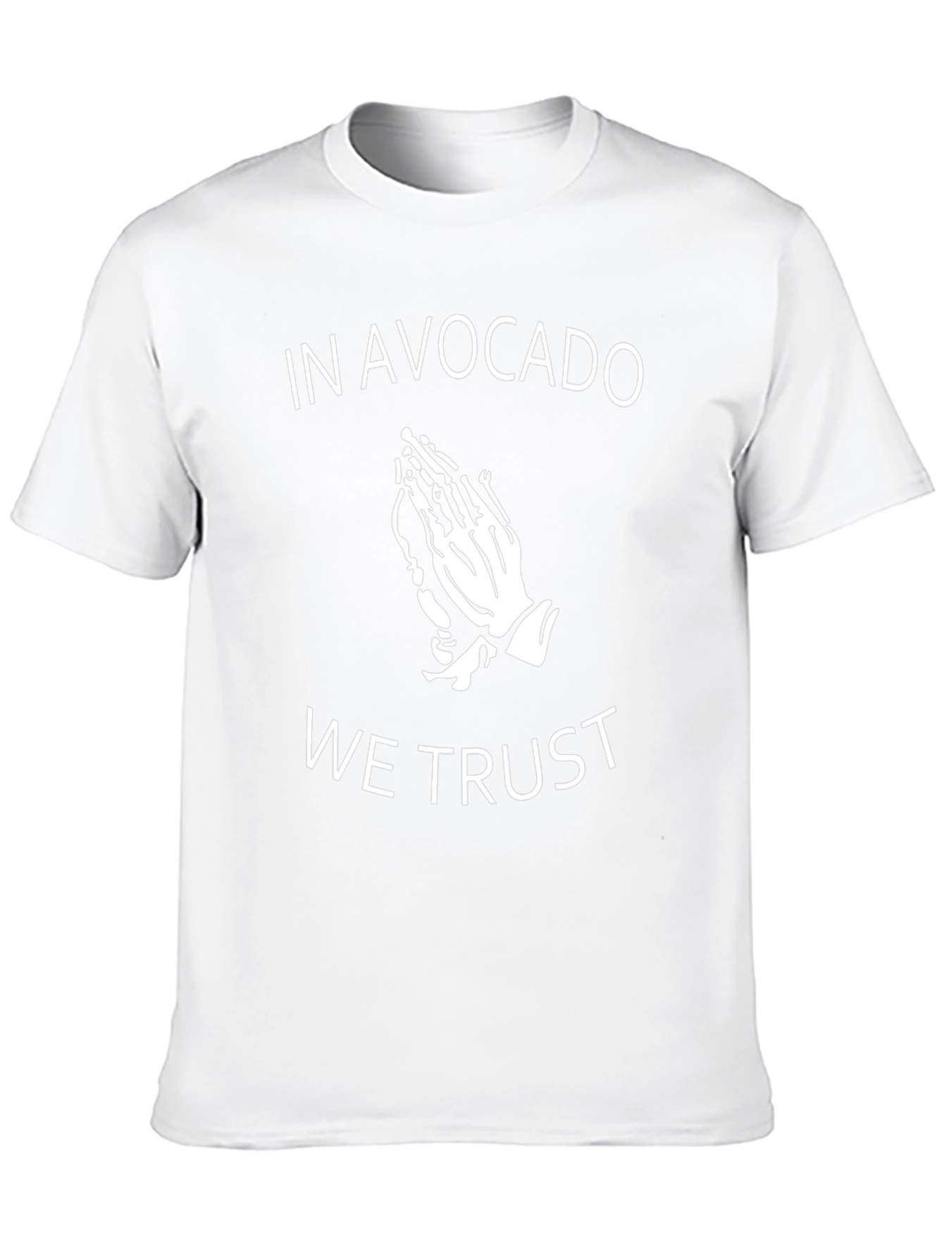 Avocado Trust Graphic Tee - Trendy Black T-Shirt