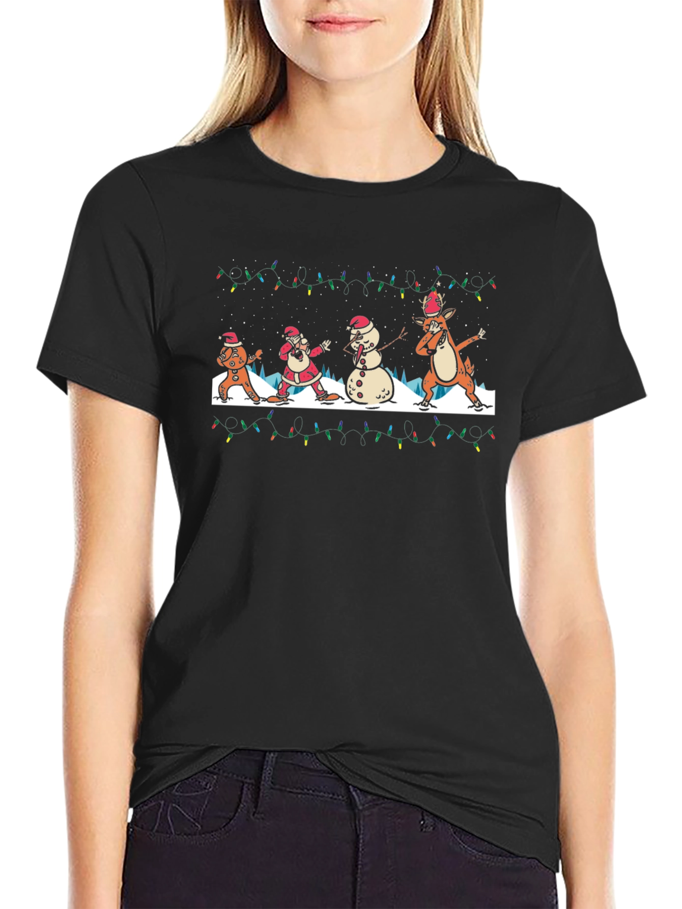 Festive Dabbing Christmas T-Shirt
