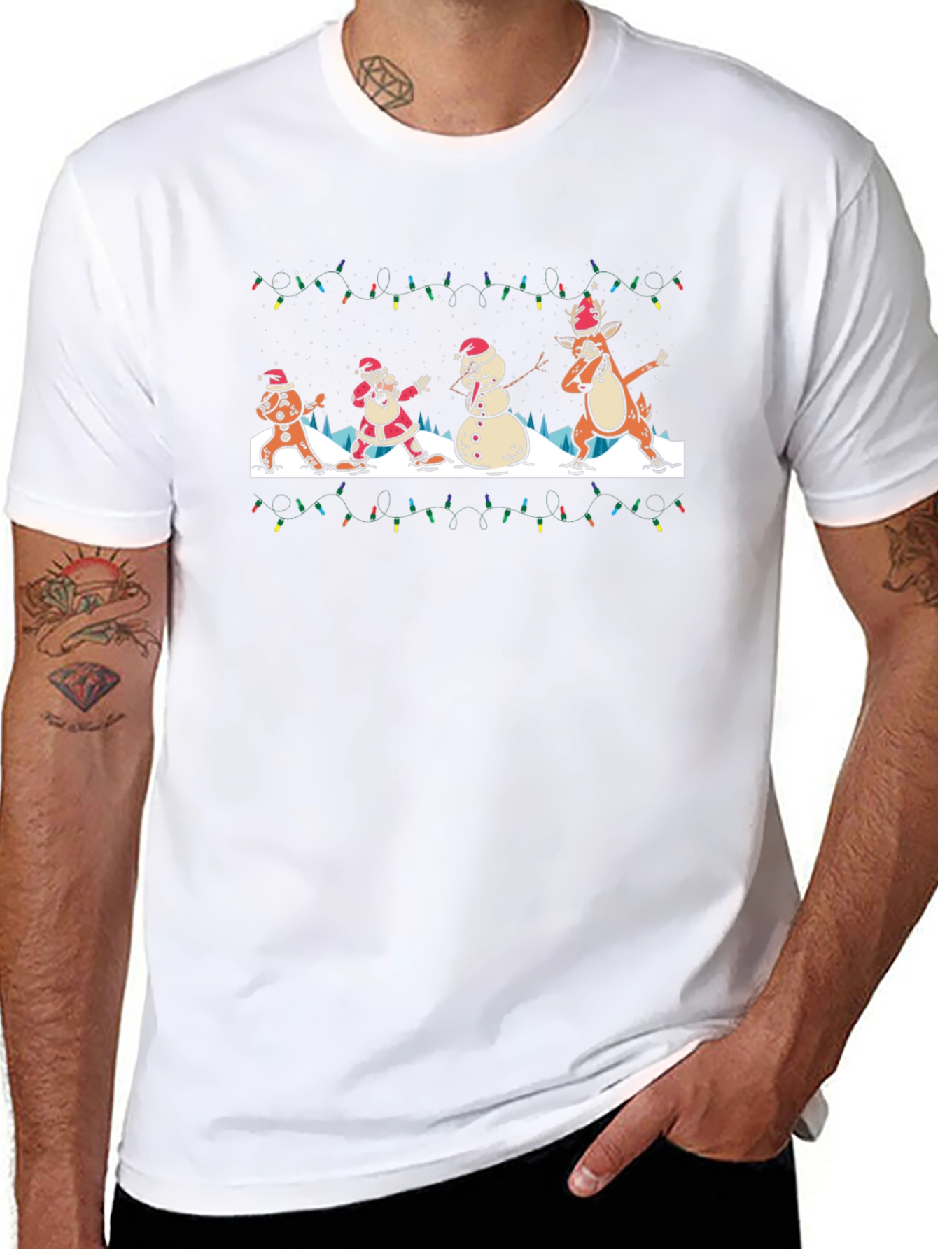 Festive Dabbing Christmas T-Shirt