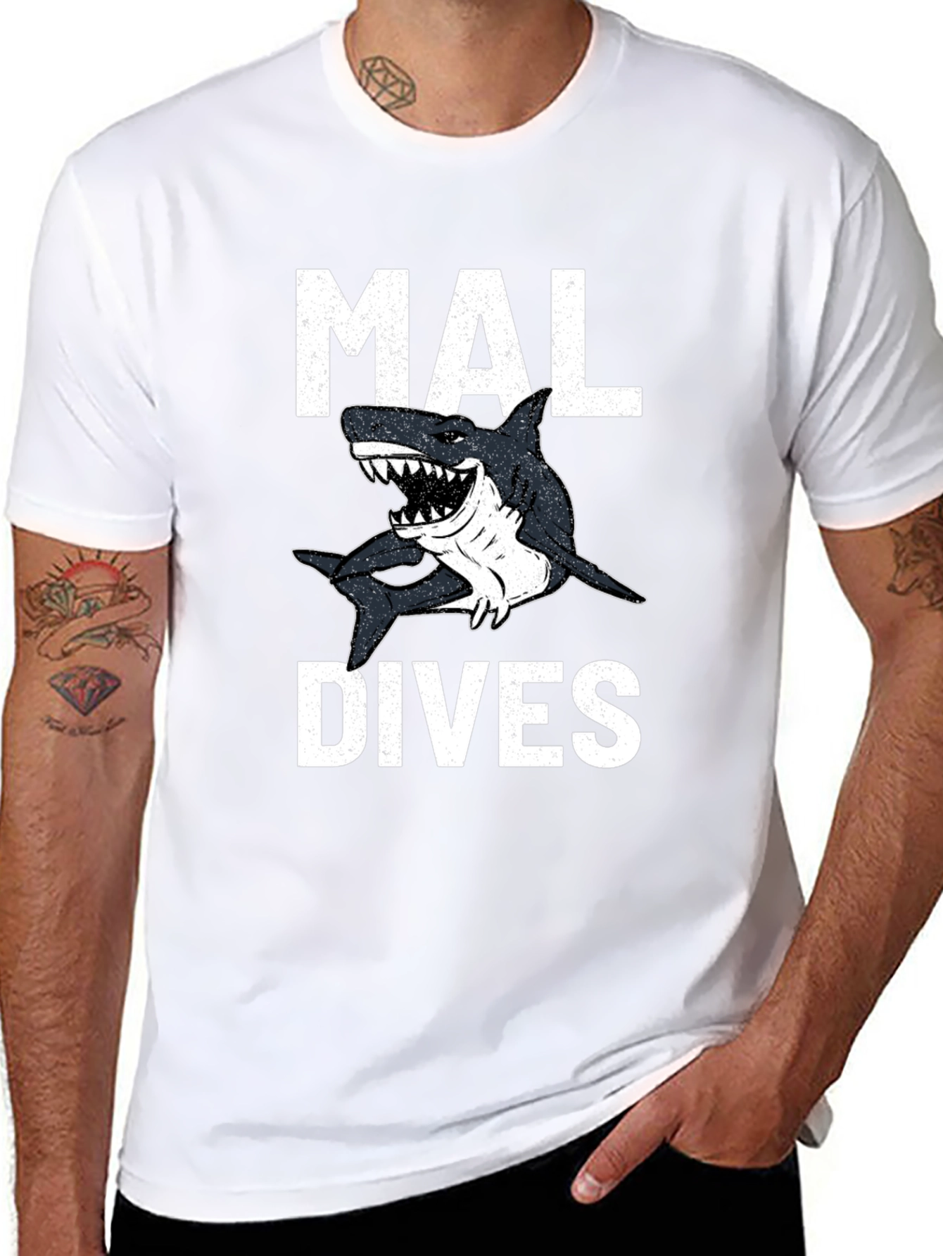 Maldives Diving Graphic T-Shirt