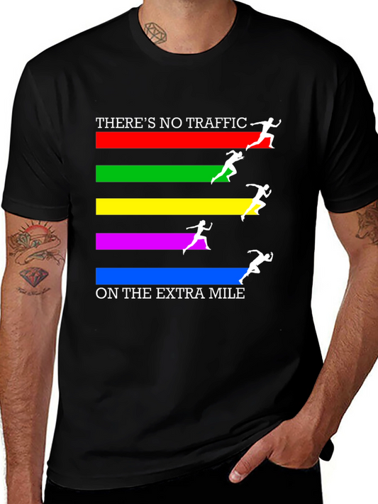 Extra Mile Runner Graphic Tee - Motivational Shirt