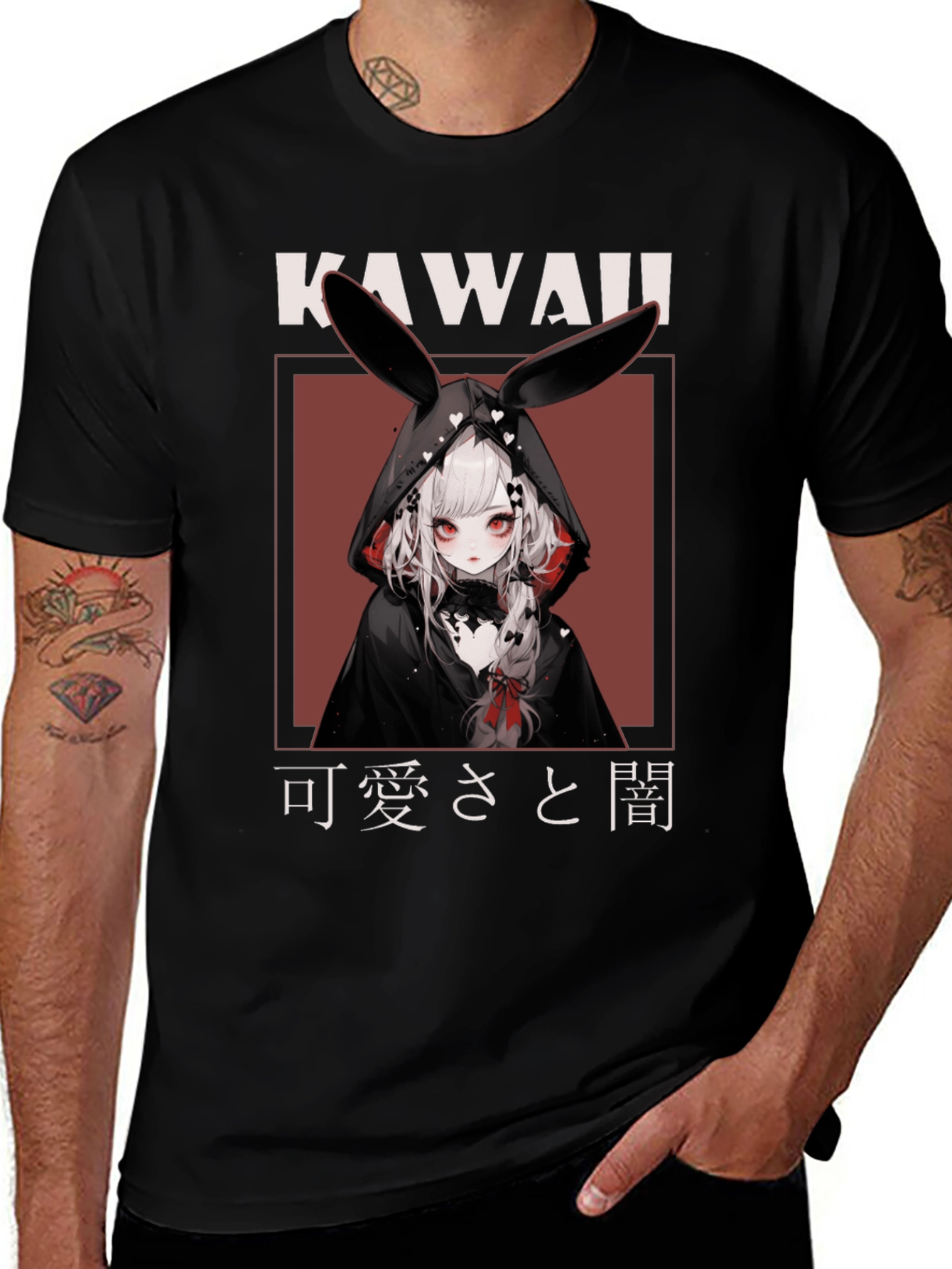 Kawaii Anime Girl Graphic Tee
