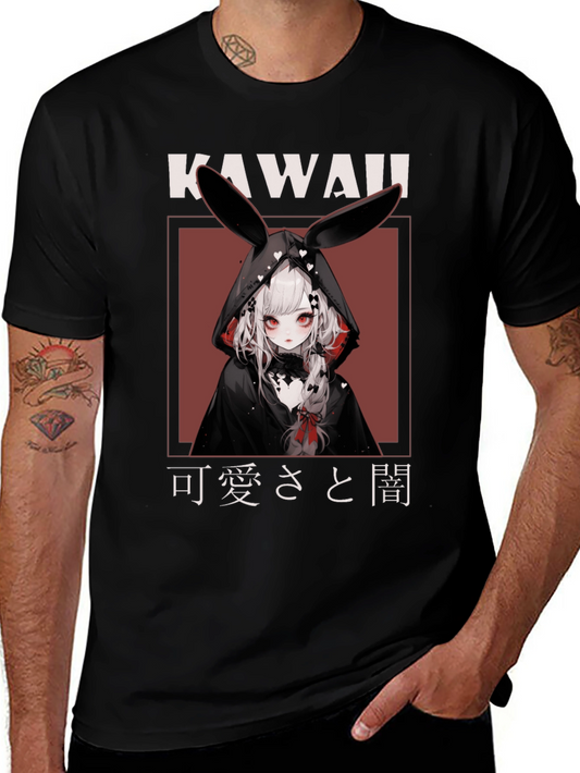 Kawaii Anime Girl Graphic Tee