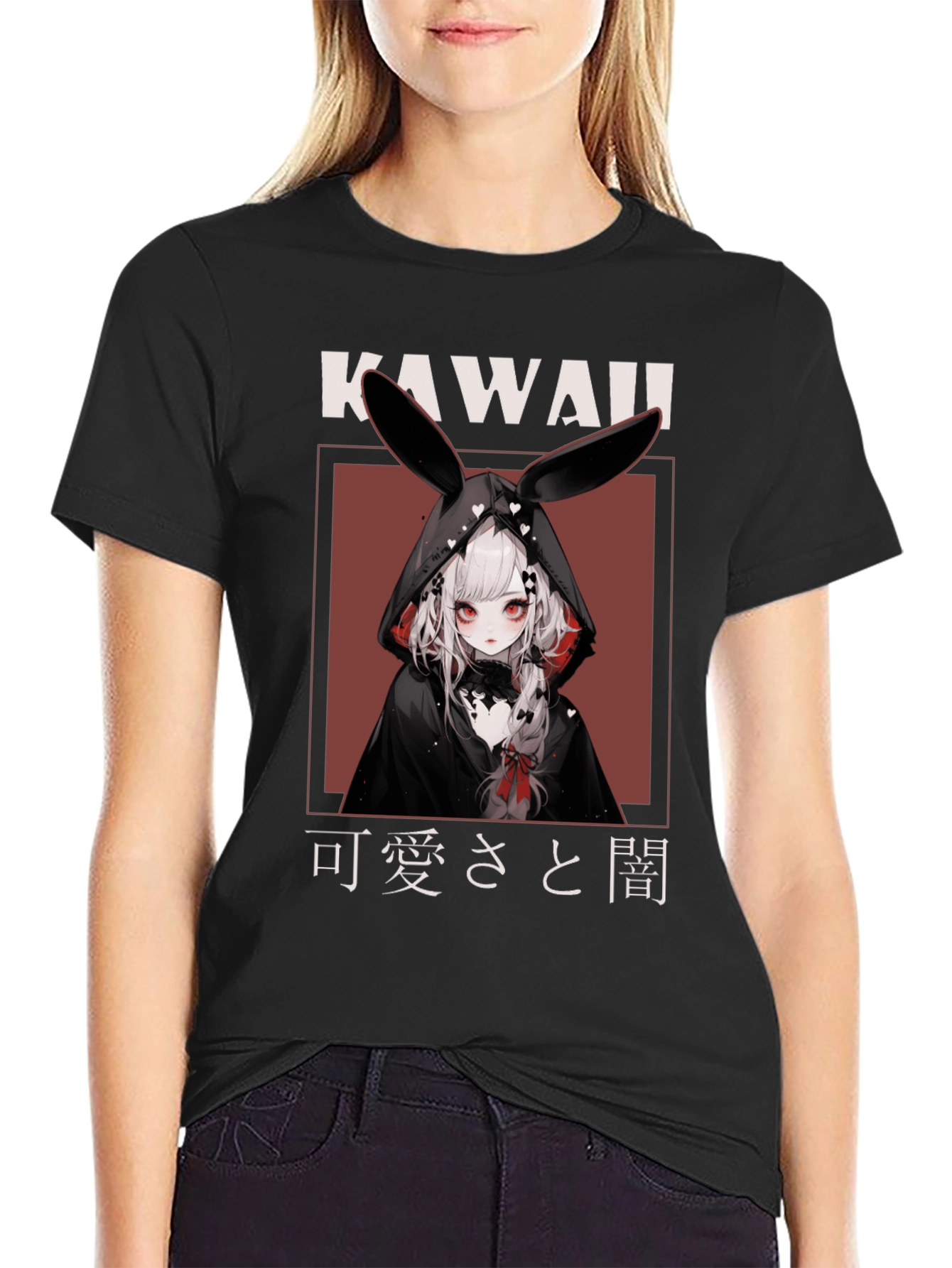 Kawaii Anime Girl Graphic Tee