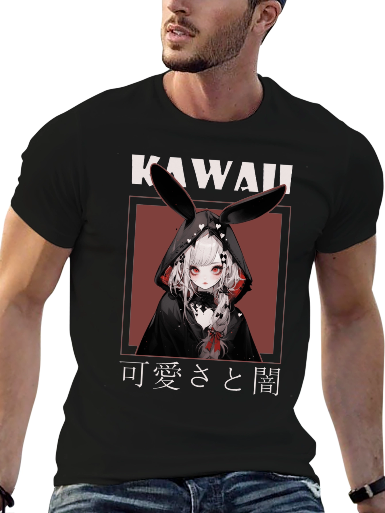 Kawaii Anime Girl Graphic Tee