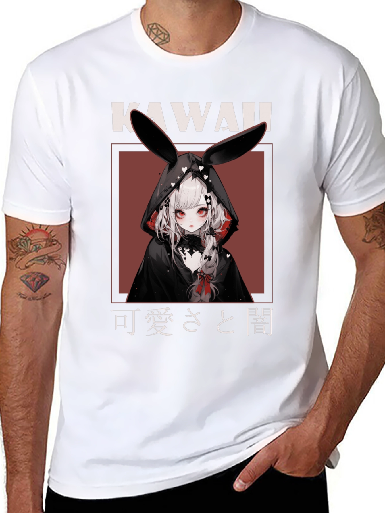 Kawaii Anime Girl Graphic Tee