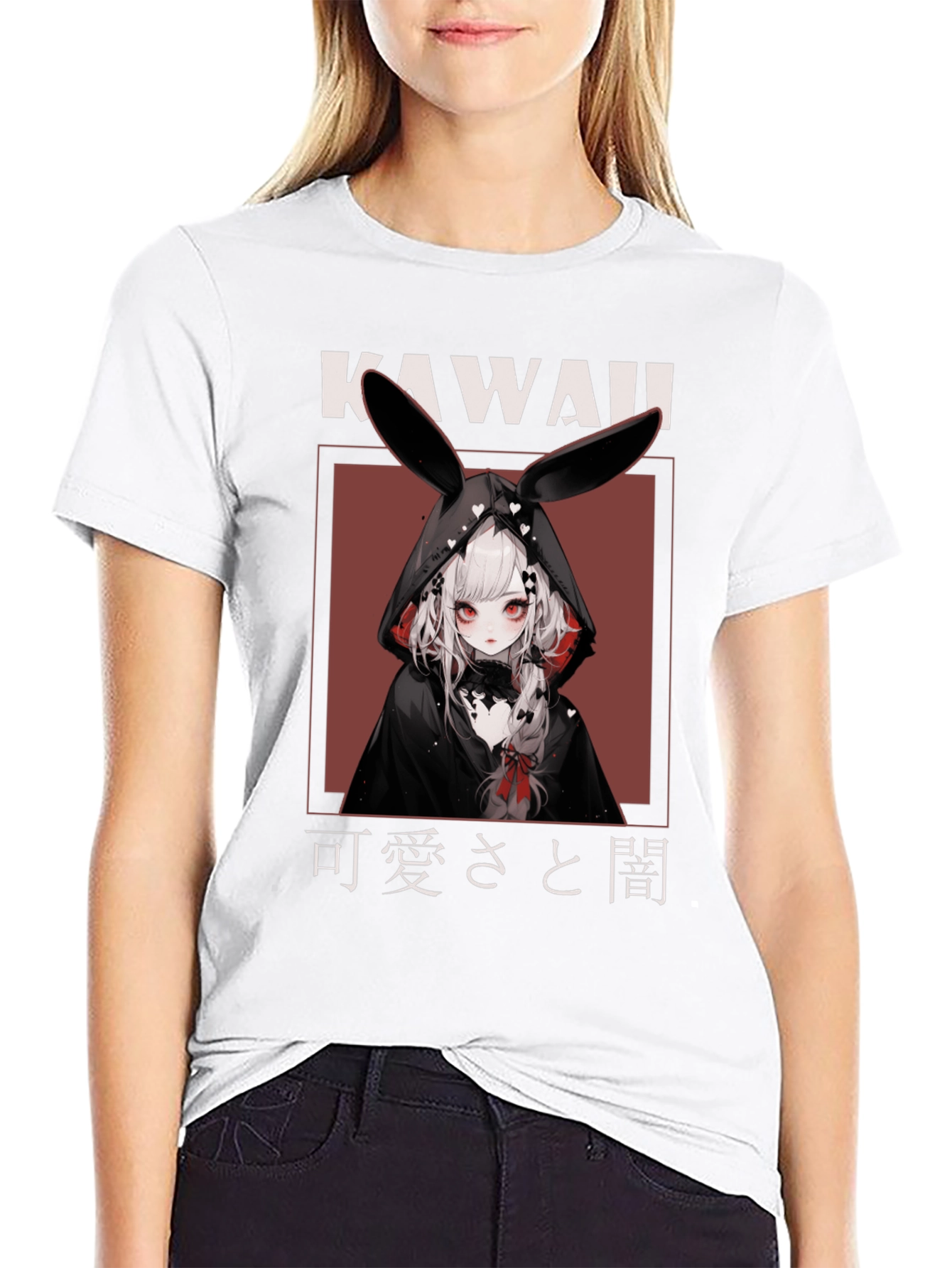 Kawaii Anime Girl Graphic Tee
