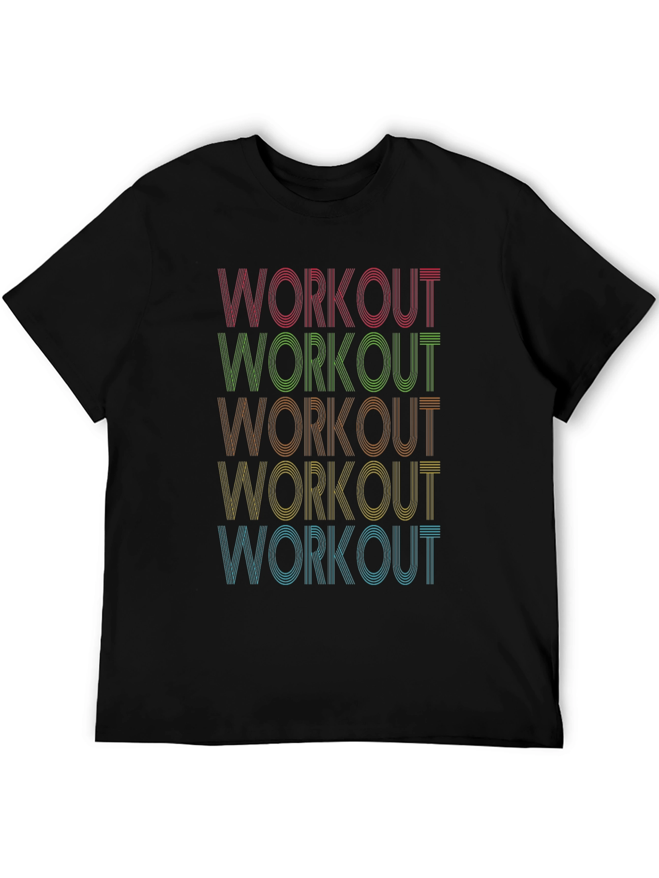 Retro Workout T-Shirt - Fitness Apparel